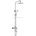 KDS-20 profesional goma negra baño ducha techo cuadrado hardware de latón macizo rociadores de ducha moderna de lujo conjunto